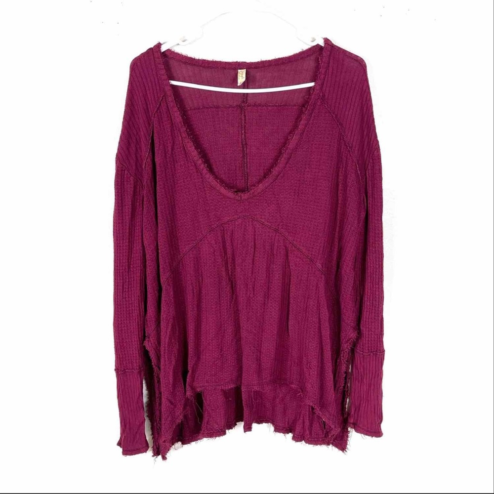 ❗️Free People Ventura Thermal Long Sleeve Tunic Oversized Extra Small